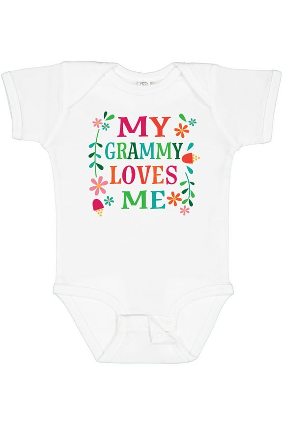 My Grammy Loves Me Girls Apparel Girls Baby Bodysuit