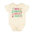 thumbnail image 1 of Inktastic My Grammy Loves Me Girls Apparel Girls Baby Bodysuit, 1 of 5
