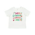 thumbnail image 1 of Inktastic My Grammy Loves Me Girls Apparel Girls Baby T-Shirt, 1 of 5