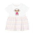 thumbnail image 1 of Inktastic My Grammy Loves Me Girls Baby Dress, 1 of 5
