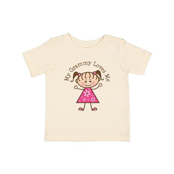 Inktastic My Grammy Loves Me Girls Baby T-Shirt