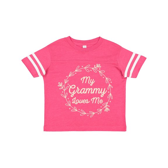 Inktastic My Grammy Loves Me Girls Granddaughter Girls Toddler T-Shirt