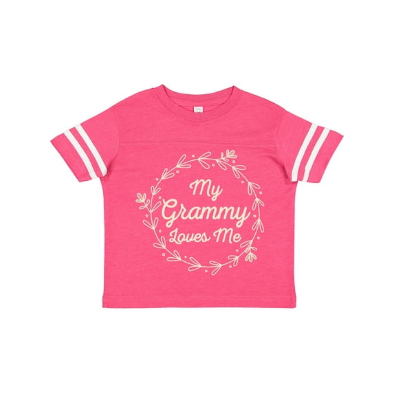 Inktastic My Grammy Loves Me Girls Granddaughter Girls Toddler T-Shirt