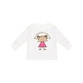 thumbnail image 1 of Inktastic My Grammy Loves Me Girls Long Sleeve Toddler T-Shirt, 1 of 5