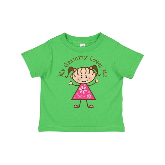 Inktastic My Grammy Loves Me Girls Toddler T-Shirt