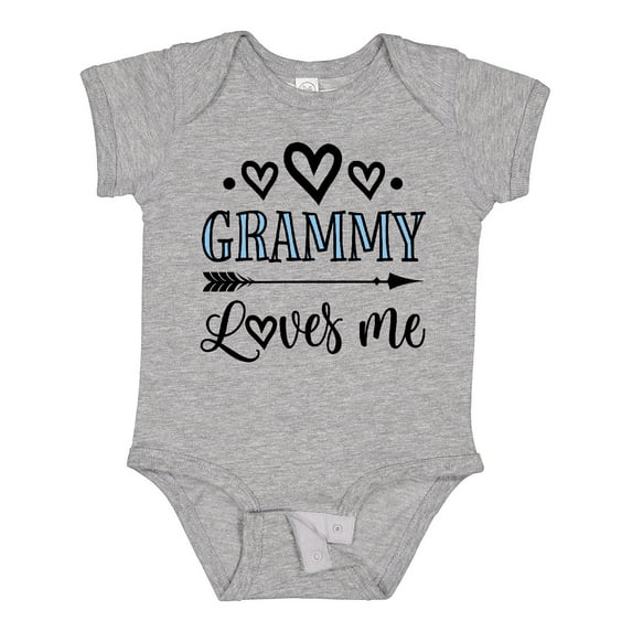 Inktastic My Grammy Loves Me Grandchild Girls Baby Bodysuit