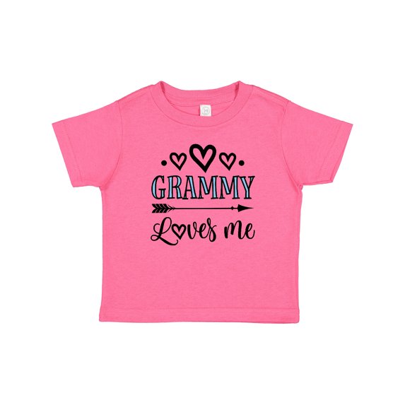 Inktastic My Grammy Loves Me Grandchild Girls Baby T-Shirt