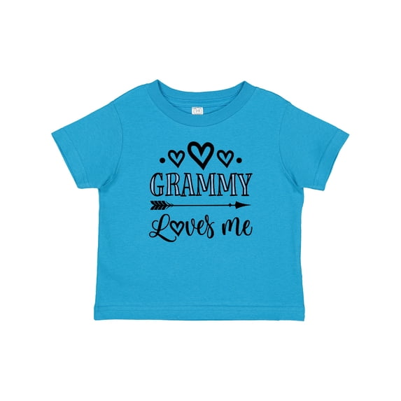 Inktastic My Grammy Loves Me Grandchild Girls Baby T-Shirt