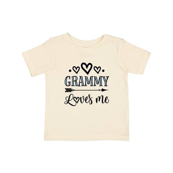 Inktastic My Grammy Loves Me Grandchild Girls Baby T-Shirt