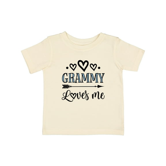 Inktastic My Grammy Loves Me Grandchild Girls Baby T-Shirt
