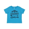 thumbnail image 1 of Inktastic My Grammy Loves Me Grandchild Girls Toddler T-Shirt, 1 of 5