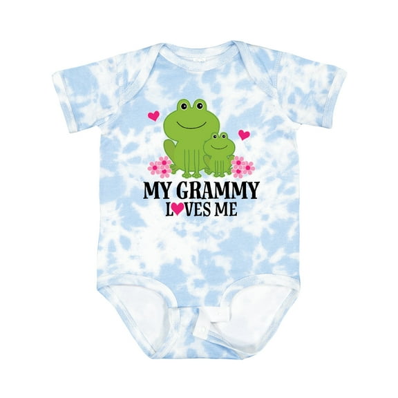 Inktastic My Grammy Loves Me Granddaughter Girls Baby Bodysuit