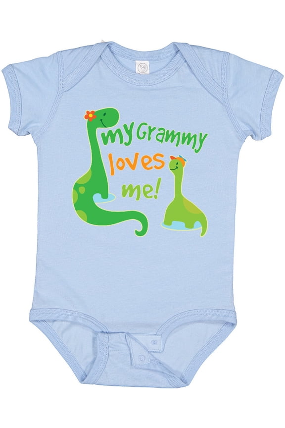 My Grammy Loves Me Grandson Boys Baby Bodysuit