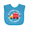 thumbnail image 1 of Inktastic My Grammy Loves Me Valentine Truck Boys or Girls Baby Bib, 1 of 4
