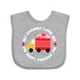 thumbnail image 1 of Inktastic My Grammy Loves Me Valentine Truck Boys or Girls Baby Bib, 1 of 4