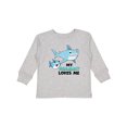 thumbnail image 1 of Inktastic My Grammy Loves Me with Cute Sharks Boys or Girls Long Sleeve Toddler T-Shirt, 1 of 5