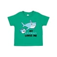 thumbnail image 1 of Inktastic My Grammy Loves Me with Cute Sharks Boys or Girls Toddler T-Shirt, 1 of 5