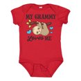 thumbnail image 1 of Inktastic My Grammy Loves Me with Sloth and Hearts Boys or Girls Baby Bodysuit, 1 of 5