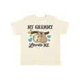 thumbnail image 1 of Inktastic My Grammy Loves Me with Sloth and Hearts Boys or Girls Toddler T-Shirt, 1 of 5