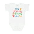 thumbnail image 1 of Inktastic My Grammy and Grampy Love Me Boys or Girls Baby Bodysuit, 1 of 5