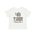 thumbnail image 1 of Inktastic My Grammy and Grampy Love Me Boys or Girls Baby T-Shirt, 1 of 5