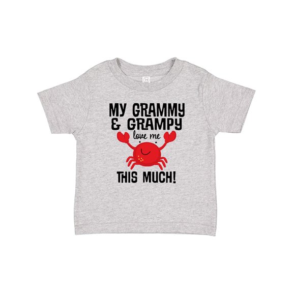 Inktastic My Grammy and Grampy Love Me Boys or Girls Baby T-Shirt