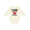 thumbnail image 1 of Inktastic My Grammy and Grampy Love Me Boys or Girls Long Sleeve Baby Bodysuit, 1 of 5