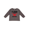 thumbnail image 1 of Inktastic My Grammy and Grampy Love Me Boys or Girls Long Sleeve Toddler T-Shirt, 1 of 5