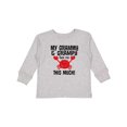thumbnail image 1 of Inktastic My Grammy and Grampy Love Me Boys or Girls Long Sleeve Toddler T-Shirt, 1 of 5