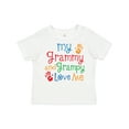 thumbnail image 1 of Inktastic My Grammy and Grampy Love Me Boys or Girls Toddler T-Shirt, 1 of 5