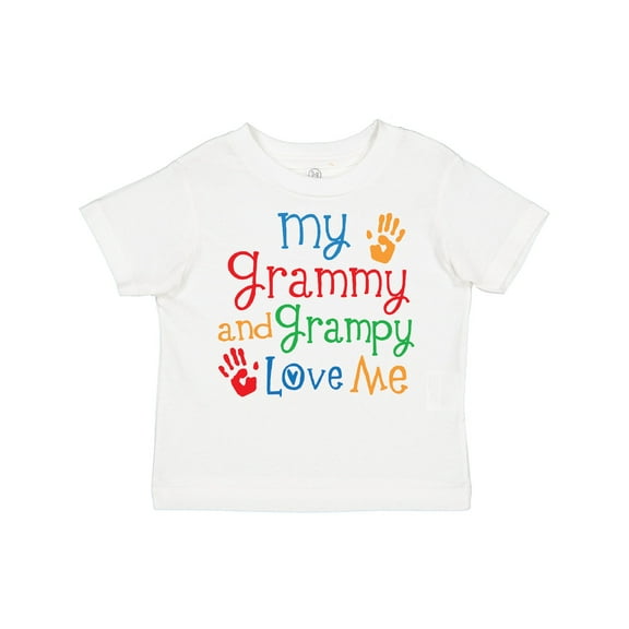 Inktastic My Grammy and Grampy Love Me Boys or Girls Toddler T-Shirt