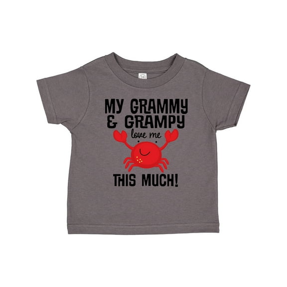 Inktastic My Grammy and Grampy Love Me Boys or Girls Toddler T-Shirt