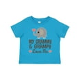 thumbnail image 1 of Inktastic My Grammy and Grampy Love Me Boys or Girls Toddler T-Shirt, 1 of 5
