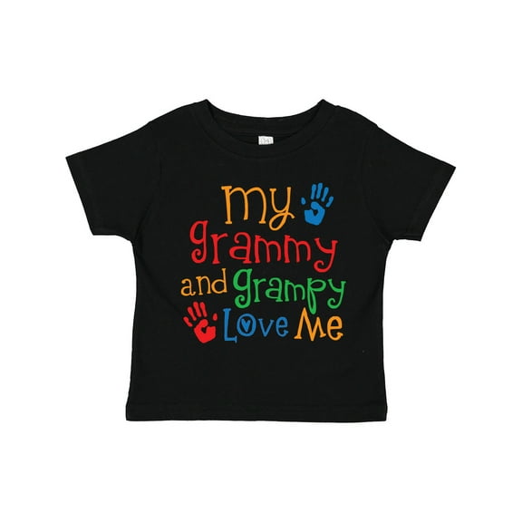 Inktastic My Grammy and Grampy Love Me Boys or Girls Toddler T-Shirt