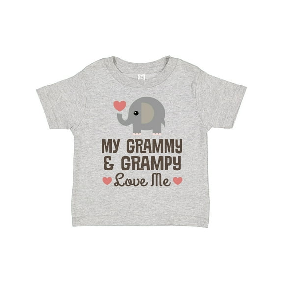 Inktastic My Grammy and Grampy Love Me Boys or Girls Toddler T-Shirt