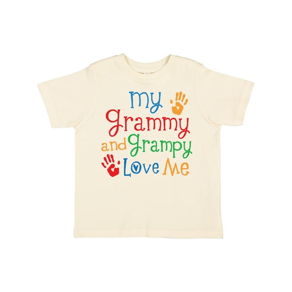 Inktastic My Grammy and Grampy Love Me Boys or Girls Toddler T-Shirt