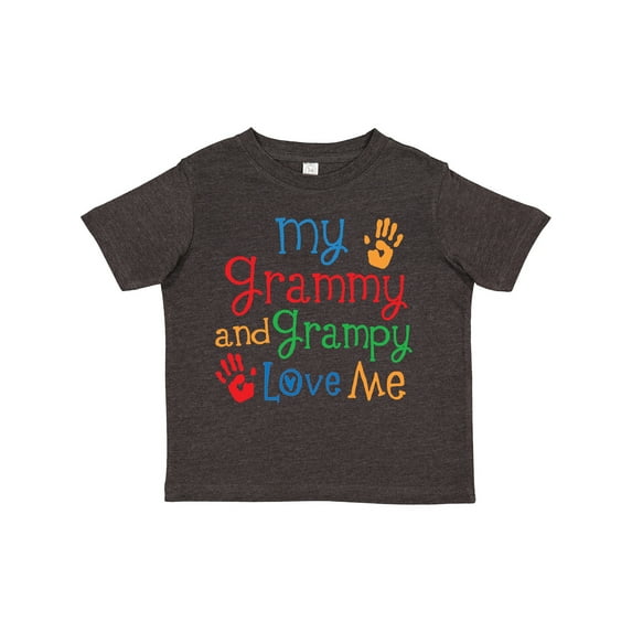 Inktastic My Grammy and Grampy Love Me Boys or Girls Toddler T-Shirt