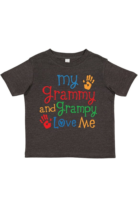 My Grammy and Grampy Love Me Boys or Girls Toddler T-Shirt