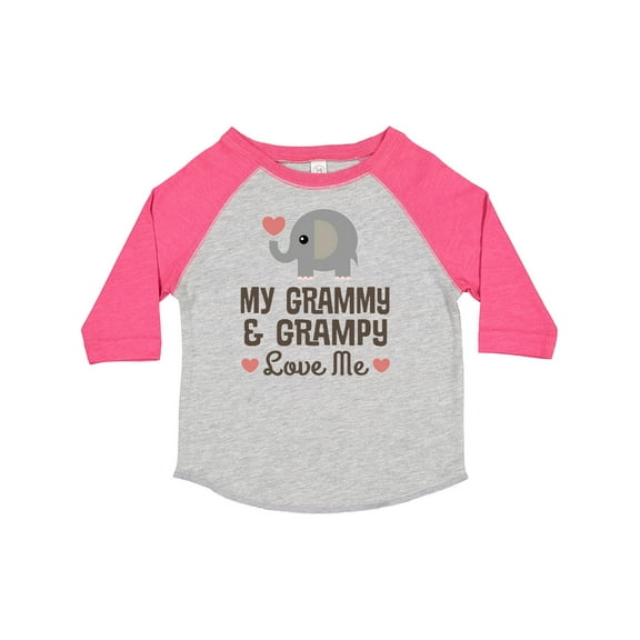 Inktastic My Grammy and Grampy Love Me Boys or Girls Toddler T-Shirt