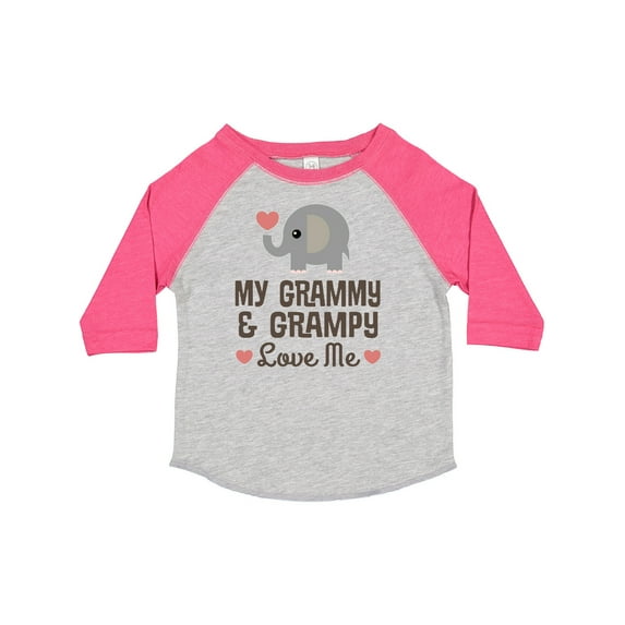 Inktastic My Grammy and Grampy Love Me Boys or Girls Toddler T-Shirt