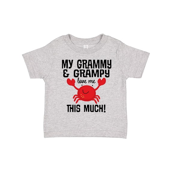 Inktastic My Grammy and Grampy Love Me Boys or Girls Toddler T-Shirt