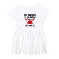 thumbnail image 1 of Inktastic My Grammy and Grampy Love Me Girls Baby Dress, 1 of 5