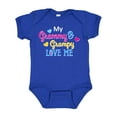 thumbnail image 1 of Inktastic My Grammy and Grampy Love Me with Hearts Boys or Girls Baby Bodysuit, 1 of 5