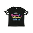 thumbnail image 1 of Inktastic My Grammy and Grampy Love Me with Hearts Boys or Girls Toddler T-Shirt, 1 of 5