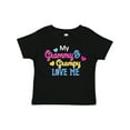 thumbnail image 1 of Inktastic My Grammy and Grampy Love Me with Hearts Boys or Girls Toddler T-Shirt, 1 of 5
