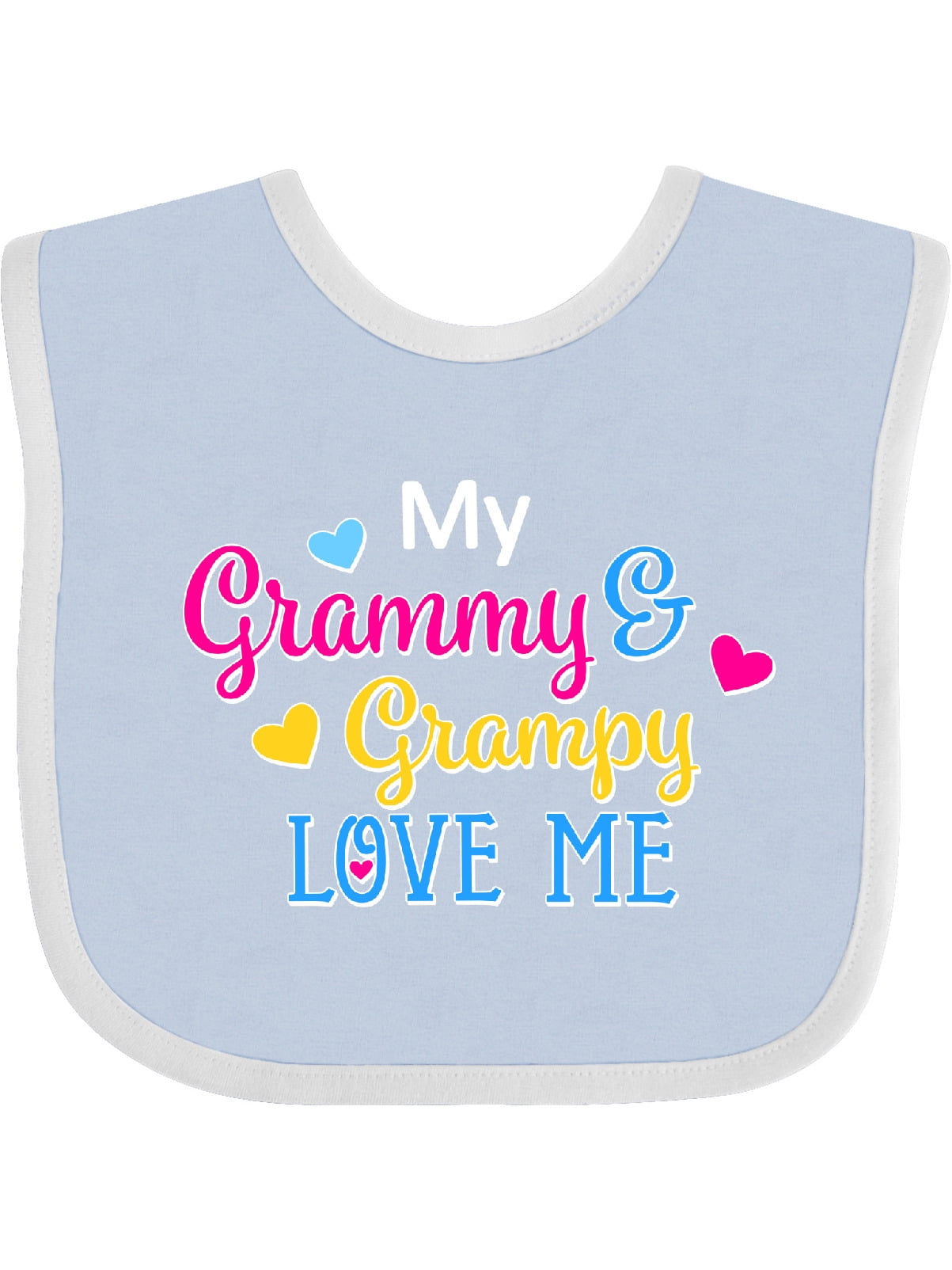 Inktastic My Grammy and Grampy Love Me with Hearts Gift Baby Boy or ...