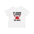 thumbnail image 1 of Inktastic My Grammy and Grandpa Love Me Boys or Girls Baby T-Shirt, 1 of 5