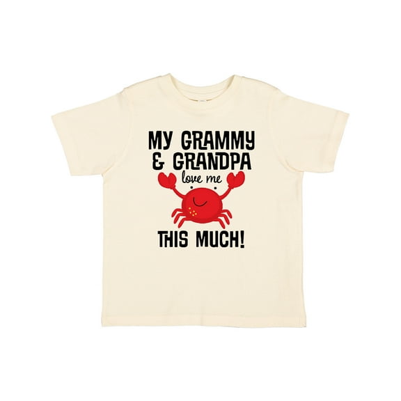 Inktastic My Grammy and Grandpa Love Me Boys or Girls Toddler T-Shirt