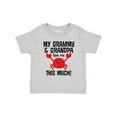 thumbnail image 1 of Inktastic My Grammy and Grandpa Love Me Boys or Girls Toddler T-Shirt, 1 of 5