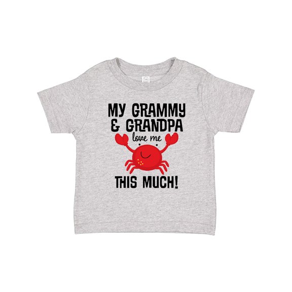 Inktastic My Grammy and Grandpa Love Me Boys or Girls Toddler T-Shirt